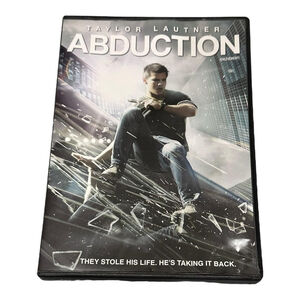 Abduction DVD 2011 Widescreen PG-13 Taylor Lautner Lionsgate Black Case Thriller